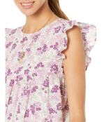 Платье English Factory, Floral Printed Babydoll Mini 9831048 | Peony Pink фото 3