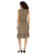 Платье MICHAEL Michael Kors, Cheetah Smocked Waist Dress 9831470 | Husk фото 2