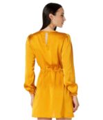 Платье MICHAEL Michael Kors, Satin Long Sleeve Flounce Dress 9831490 | Marigold фото 2