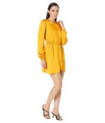 Платье MICHAEL Michael Kors, Satin Long Sleeve Flounce Dress 9831490 | Marigold фото 4