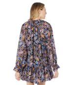 Платье SUNDRY, Paisley Boho Mini Dress 9831889 | Navy/Orchid фото 2