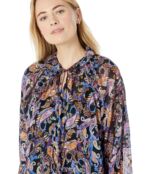 Платье SUNDRY, Paisley Boho Mini Dress 9831889 | Navy/Orchid фото 3