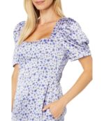 Платье Lost + Wander, Violetta Short Sleeve Midi Dress 9832235 | Purple Floral фото 3