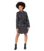 Платье bella dahl, Mini Shirtdress with Smocked Back 9835787 | Dusty Cloud Wash фото 1