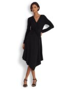 Платье LAUREN Ralph Lauren, Twist-Front Jersey Dress 9846562 | Polo Black фото 1