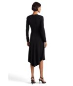 Платье LAUREN Ralph Lauren, Twist-Front Jersey Dress 9846562 | Polo Black фото 2