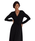 Платье LAUREN Ralph Lauren, Twist-Front Jersey Dress 9846562 | Polo Black фото 4