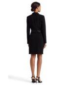 Платье LAUREN Ralph Lauren, Crepe Long Sleeve Cocktail Dress 9853900 | Polo Black фото 2