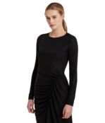 Платье LAUREN Ralph Lauren, Foil-Print Jersey Dress 9853862 | Polo Black фото 4