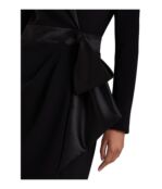 Платье LAUREN Ralph Lauren, Crepe Long Sleeve Cocktail Dress 9853900 | Polo Black фото 3