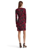 Платье LAUREN Ralph Lauren, Paisley Jersey Dress 9853863 | Classic Red Multi фото 2