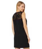 Платье Kate Spade New York, Ribbon Lace Applique Crepe Dress 9856468 | Black фото 2