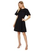 Платье Kate Spade New York, Embroidered Cutwork Ponte Dress 9856469 | Black фото 1