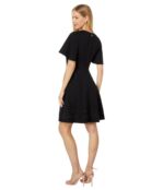 Платье Kate Spade New York, Embroidered Cutwork Ponte Dress 9856469 | Black фото 2