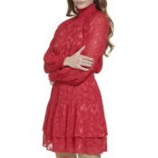 Платье Calvin Klein, Long Sleeve High Collar Dress 9861908 | Rouge фото 3