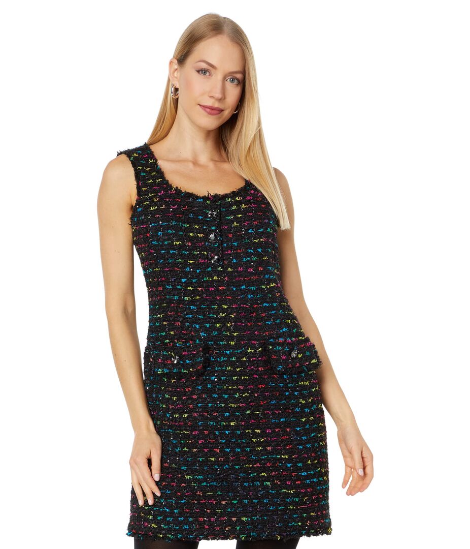 Платье Kate Spade New York, Metallic Tweed Dress 9874919 | Black Multi фото 1