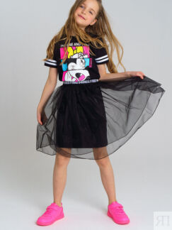 Платье трикотажное для девочки PlayToday Tween