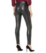 Леггинсы Vince Camuto, Leather Coated Ponte Leggings 9849011 | Rich Black фото 2