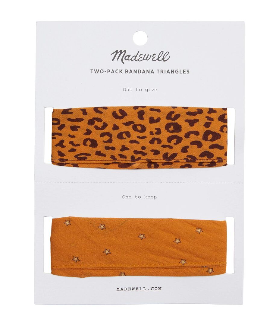 Шарф Madewell, Two-Pack Triangle Bandanas 9449861 | Sport Star Rich Amber фото 1