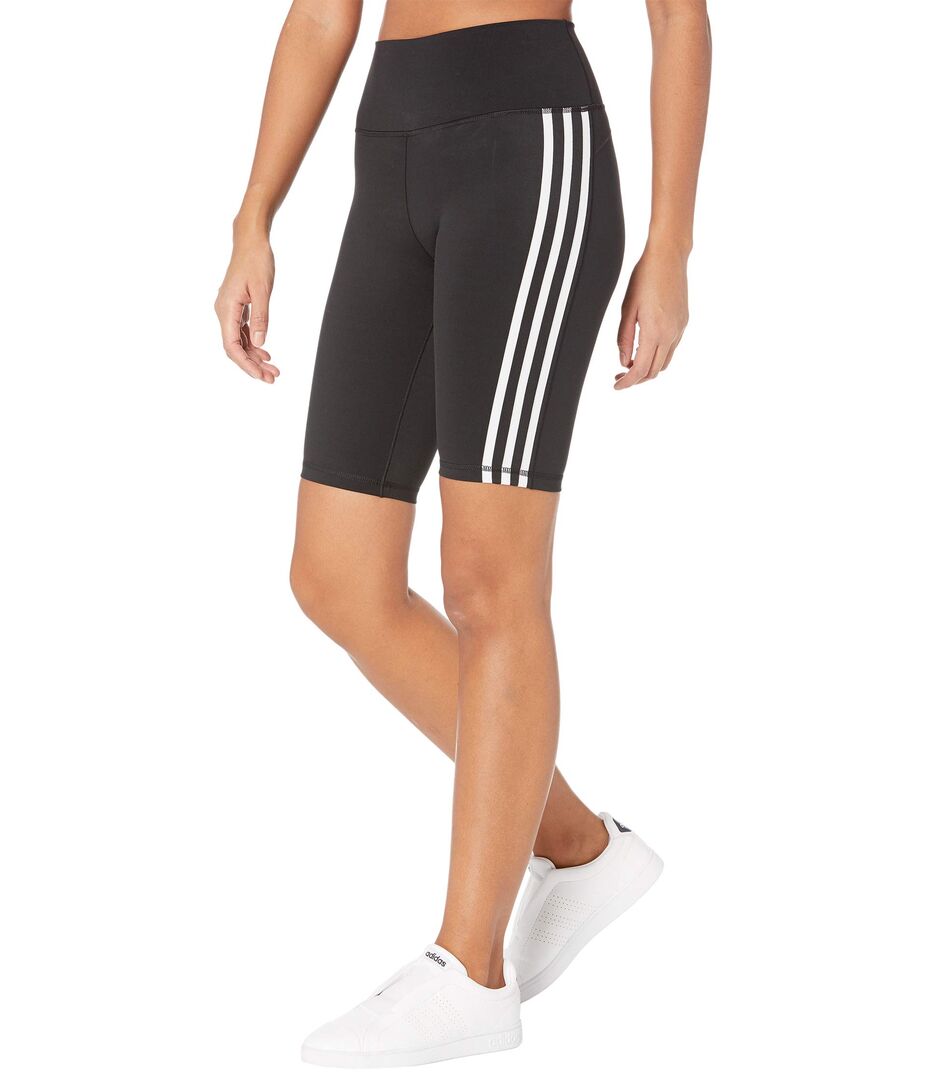 Шорты adidas, Believe This 2.0 3-Stripes Short Tights 9457788 | Black/White фото 1