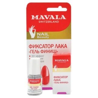 Gel Finish Top Coat Фиксатор лака с гелевым эффектом MAVALA