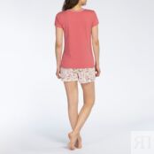 Пижама с шортами из джерси Histoire  M розовый
