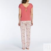 Пижама с короткими рукавами из джерси Histoire  XL розовый