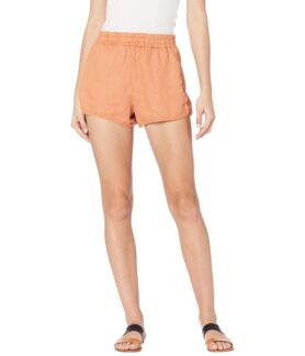 Шорты Blank NYC, Linen Elastic Waist Pull-On Shorts