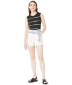 Шорты AllSaints, Filly Paperbag Shorts 9556992 | Bleach Indigo фото 4