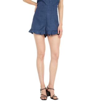 Шорты BCBGeneration, Woven Ruffle Hem Shorts