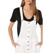 Шорты bella dahl, Stevie Cuffed Overalls 9801239 | White фото 3