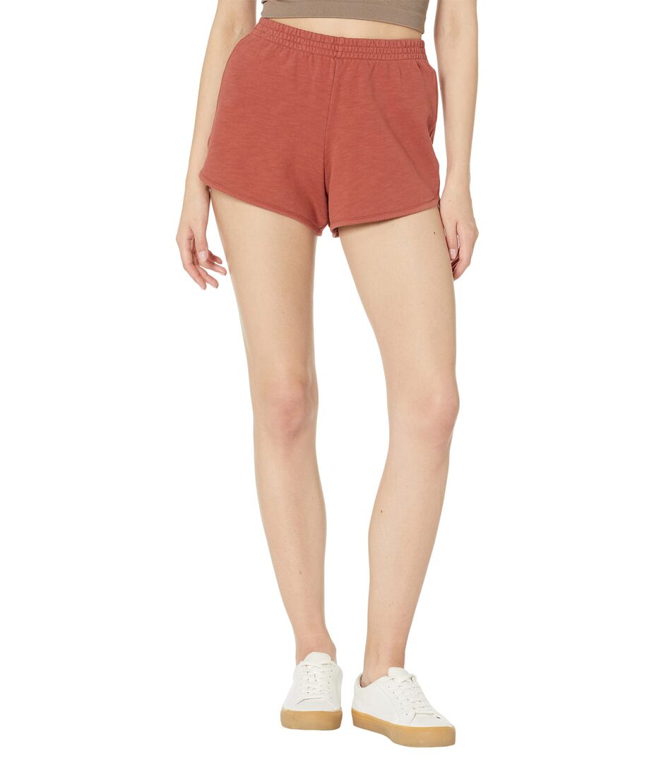 Шорты Madewell, MWL Curved-Hem Sweatshorts 9808994 | Weathered Brick фото 1