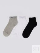 Набор укороченных носков (3 пары в комплекте) zolla