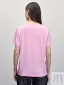 Базовая футболка из хлопка с V-образным вырезом Zarina