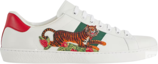 Кроссовки Gucci Ace Tiger Patch, белый