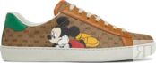 Кроссовки Disney x Gucci Ace Low Mickey Mouse - Beige, бежевый 602548 HWM10 8961 | Mickey Mouse - Beige фото 1