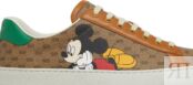 Кроссовки Disney x Gucci Ace Low Mickey Mouse - Beige, бежевый 602548 HWM10 8961 | Mickey Mouse - Beige фото 2