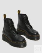 Сапоги на платформе из филированной кожи наппа Sincalir Dr. Martens 22564001 | BLACK MILLED NAPPA фото 2