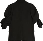 Блейзер Comme des Garçons Twisted Gabardine Short-Sleeve Blazer Black, черн