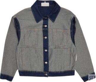 Куртка MM6 Maison Margiela Reversed Denim Jacket Raw, синий