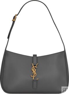 Сумка Saint Laurent Le 5 À 7 Hobo Bag Storm, серый