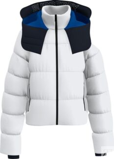 Куртка Burberry Detachable Hood Puffer Jacket Optic White, белый