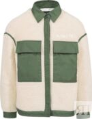 Куртка Amiri Workwear Sherpa Jacket Alabaster/Sage, белый