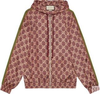 Куртка Gucci Logo Silk Jacket Sweet Berries/Rose, красный